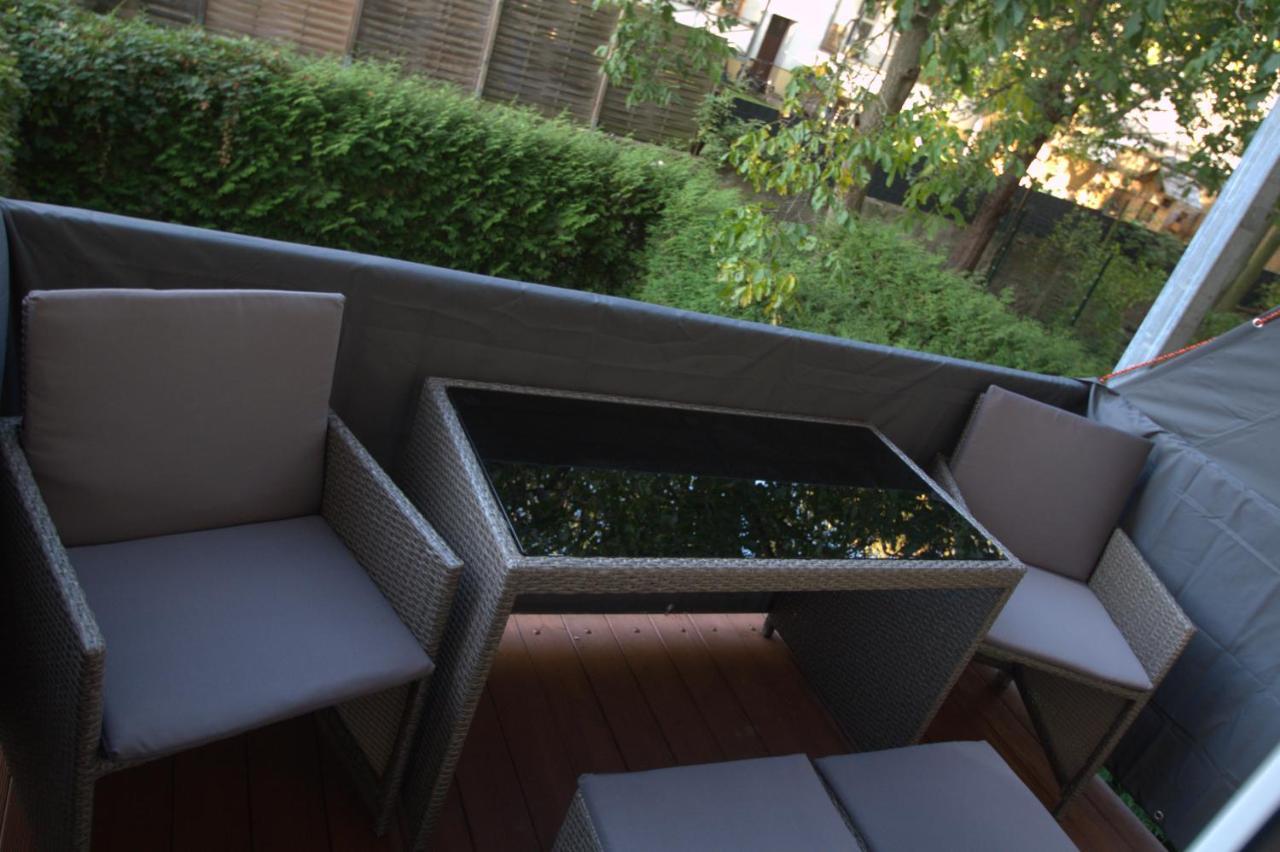 Blissplace 3 Zi Premium Apartment Nahe Getec Arena Mit Kingsize Betten Und Balkon Magdeburg Bagian luar foto