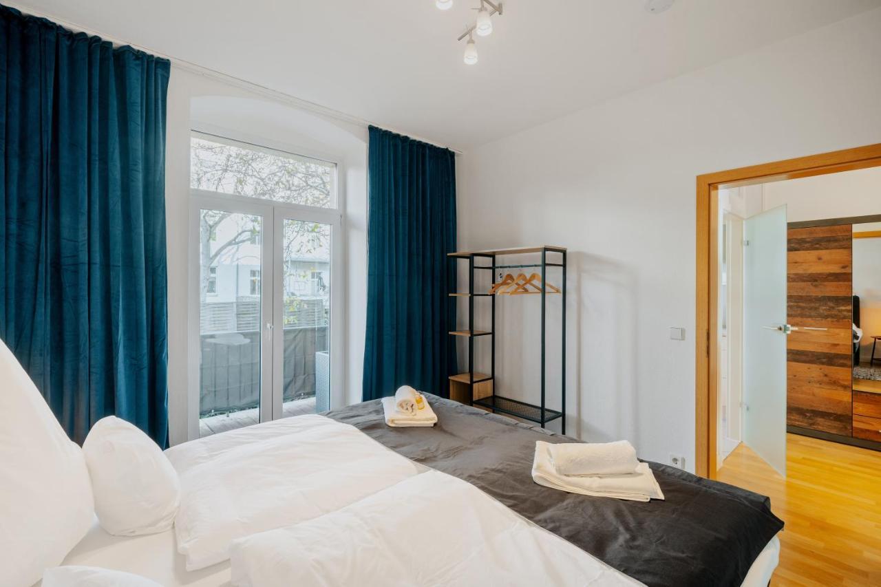 Blissplace 3 Zi Premium Apartment Nahe Getec Arena Mit Kingsize Betten Und Balkon Magdeburg Bagian luar foto